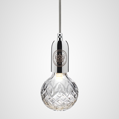 CLEAR CRYSTAL BULB PENDANT 771LB00014