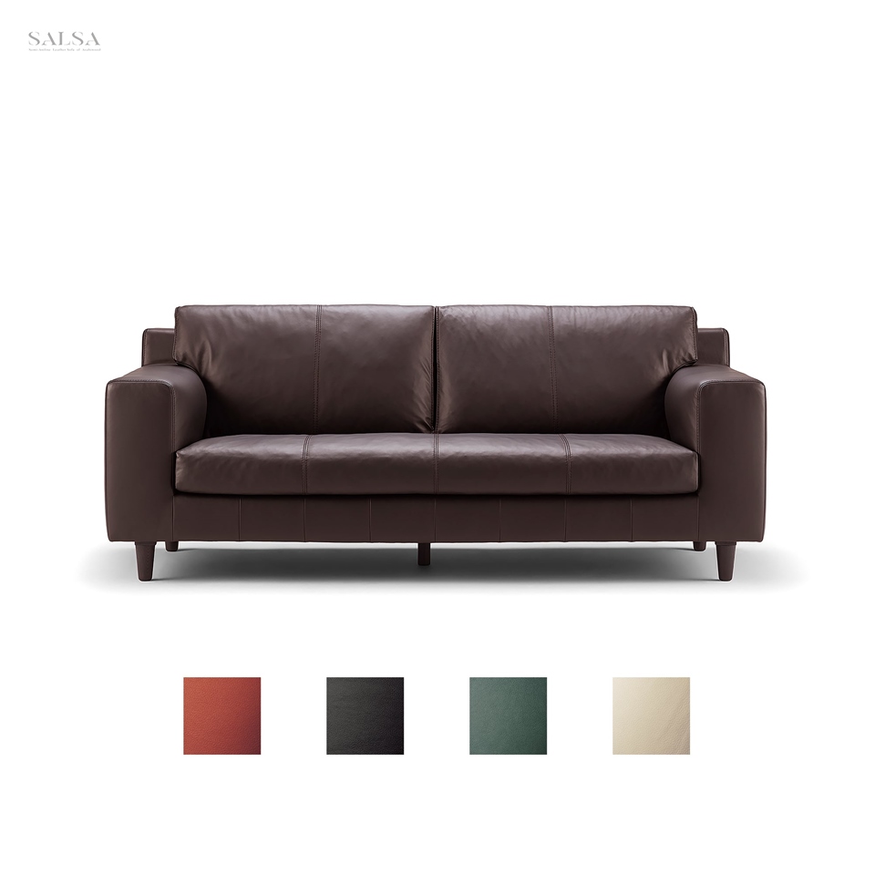 新品レンタル | SALSA SOFA インナーラウンドアームタイプ Leather W1600